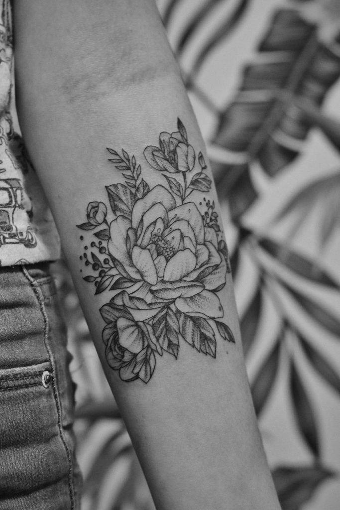 Tattoo fleurs