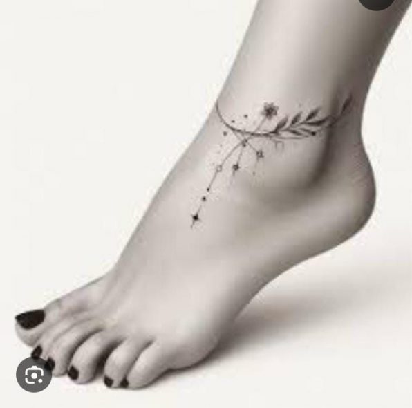 Tatouage Femme Cheville Discret