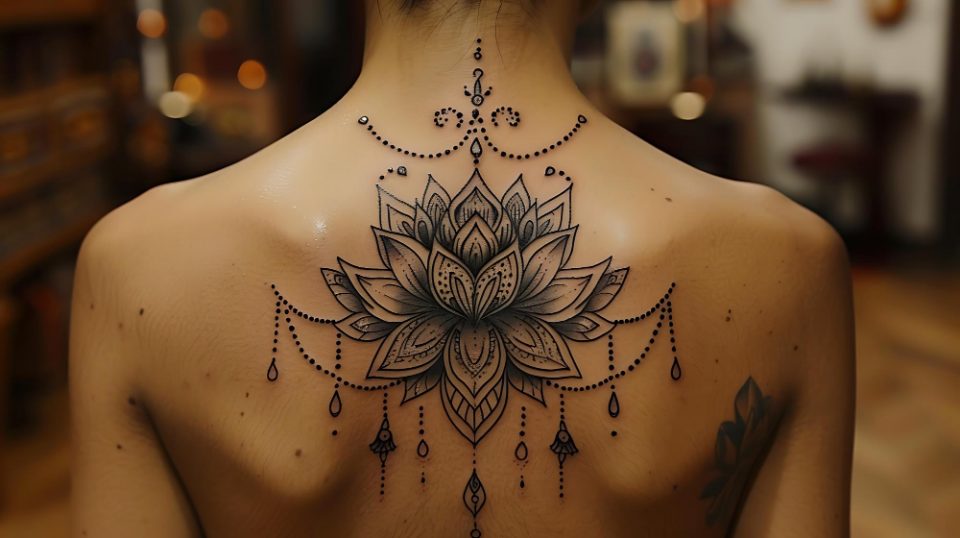 Tatouage fleur de lotus - renaissance - renouveau - Inspiration - eau