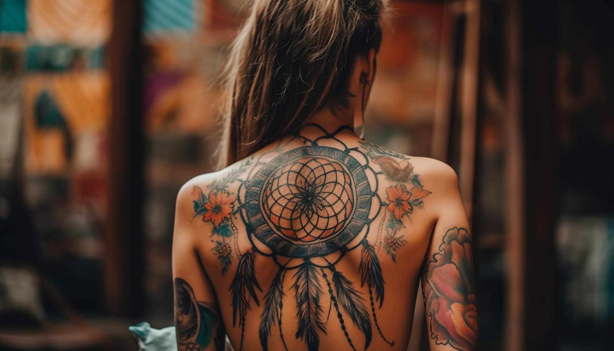 Conseils et inspirations pour un tatouage sur le dos d'une femme