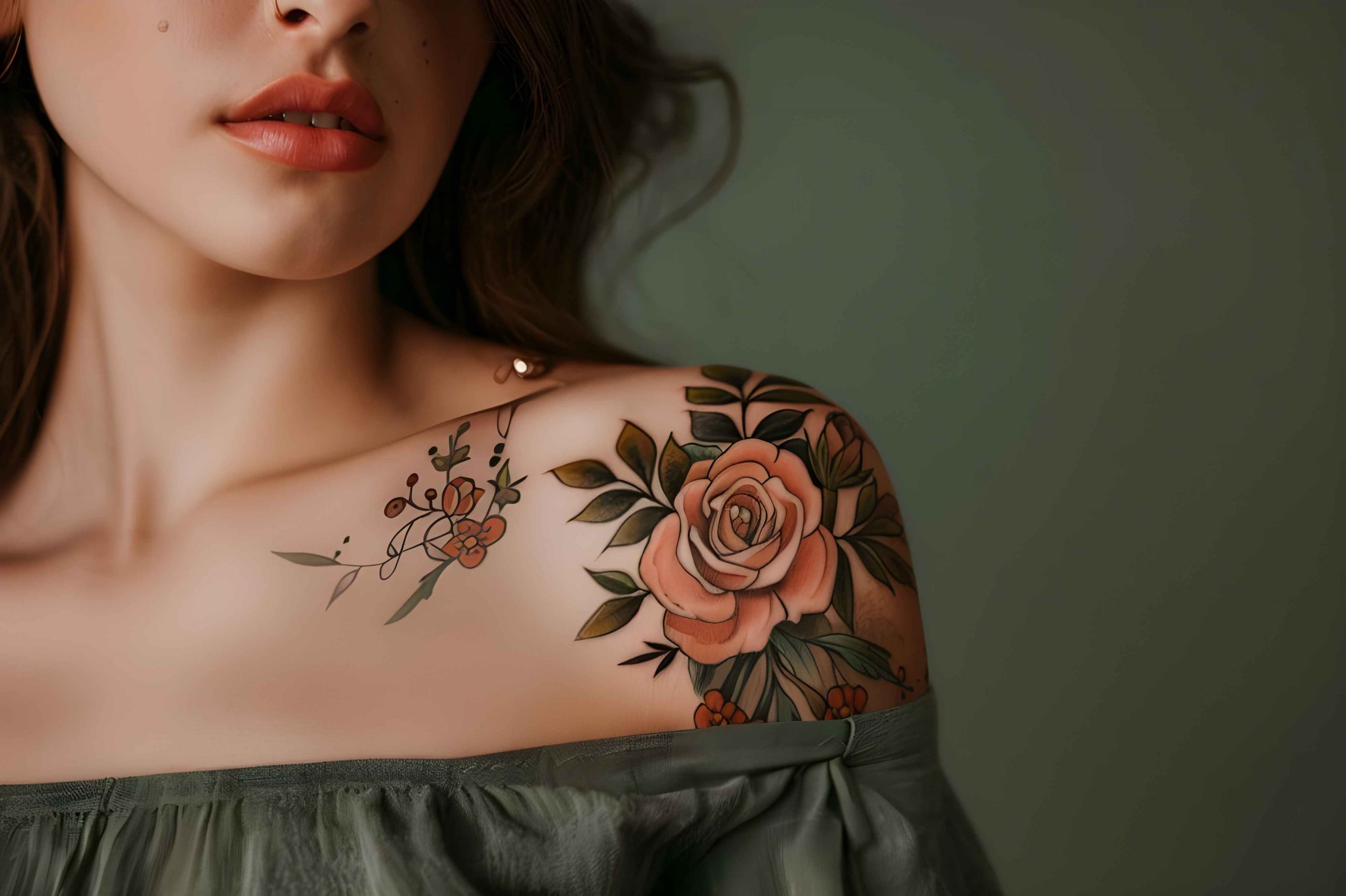 Petit tatouage fleur femme