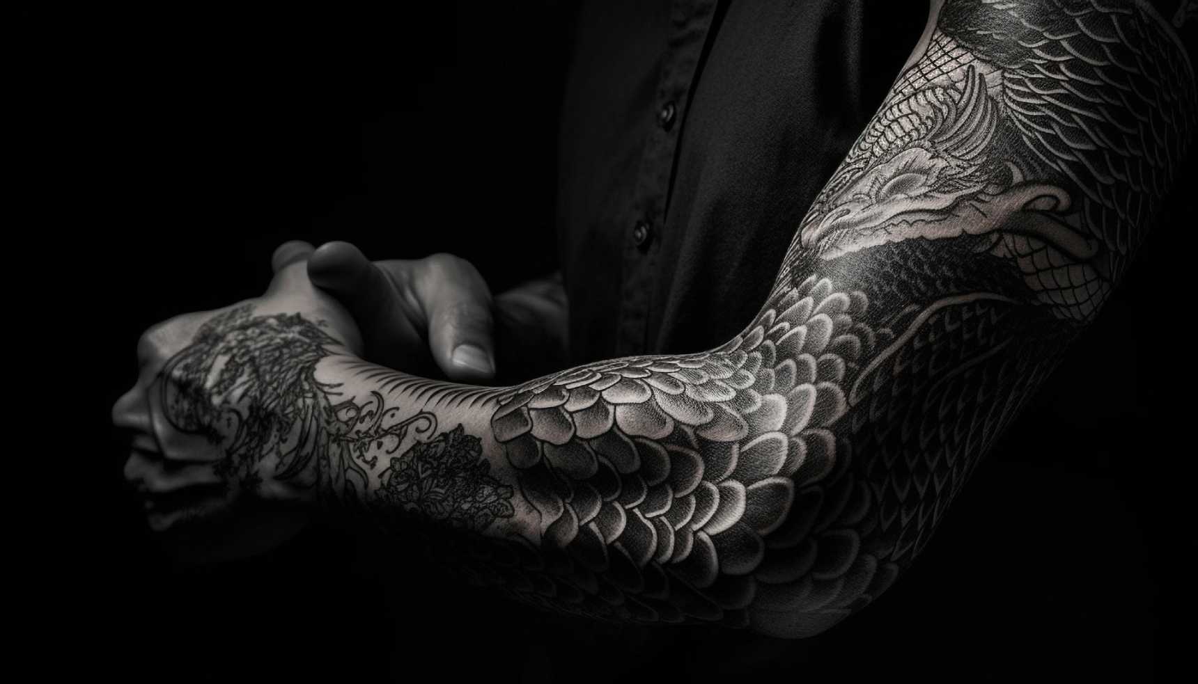 Tattoo serpent japonais 