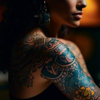 tatouage bras femme 1