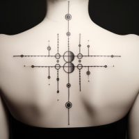 Géométrique tattoo femme