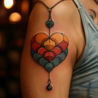 Epaule multi couleur